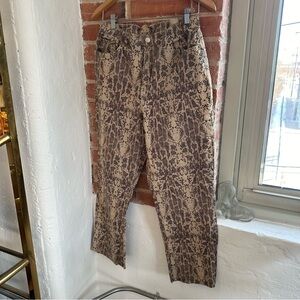 Vintage Snakeskin Pants